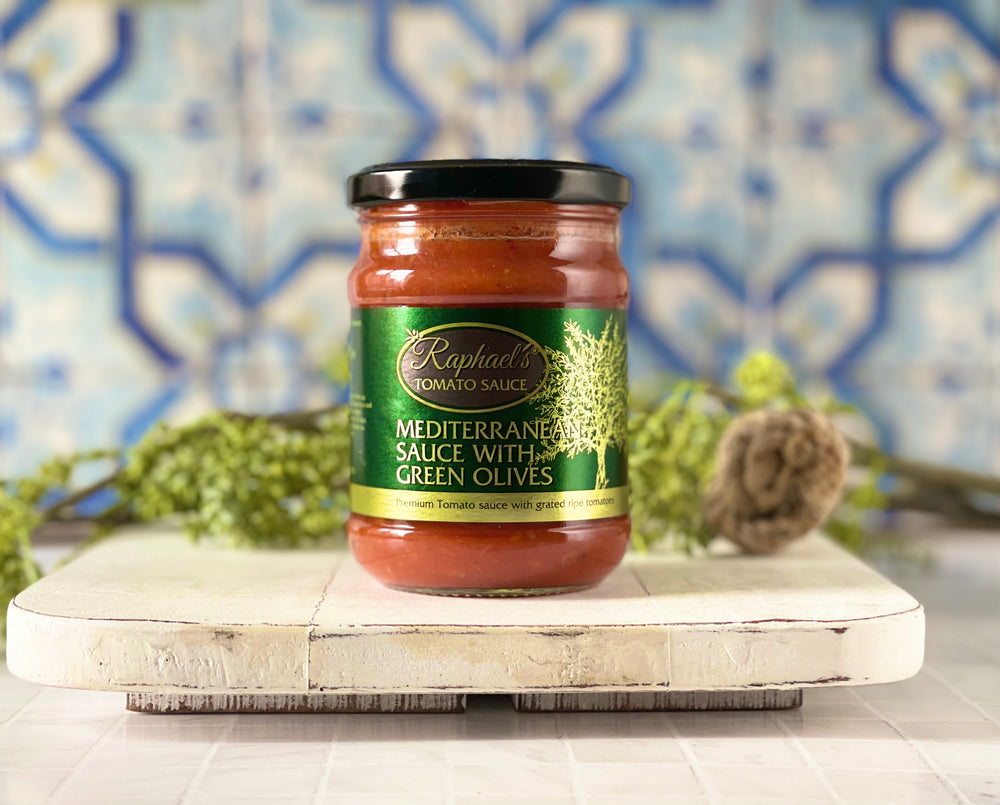 
                  
                    Mediterranean Tomato Sauce with Green Olives
                  
                