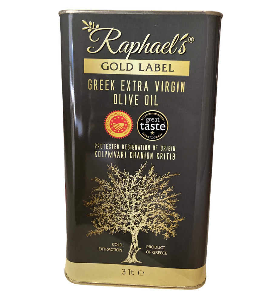 
                  
                    Raphael's Greek Extra Virgin Olive Oil - Gold label
                  
                
